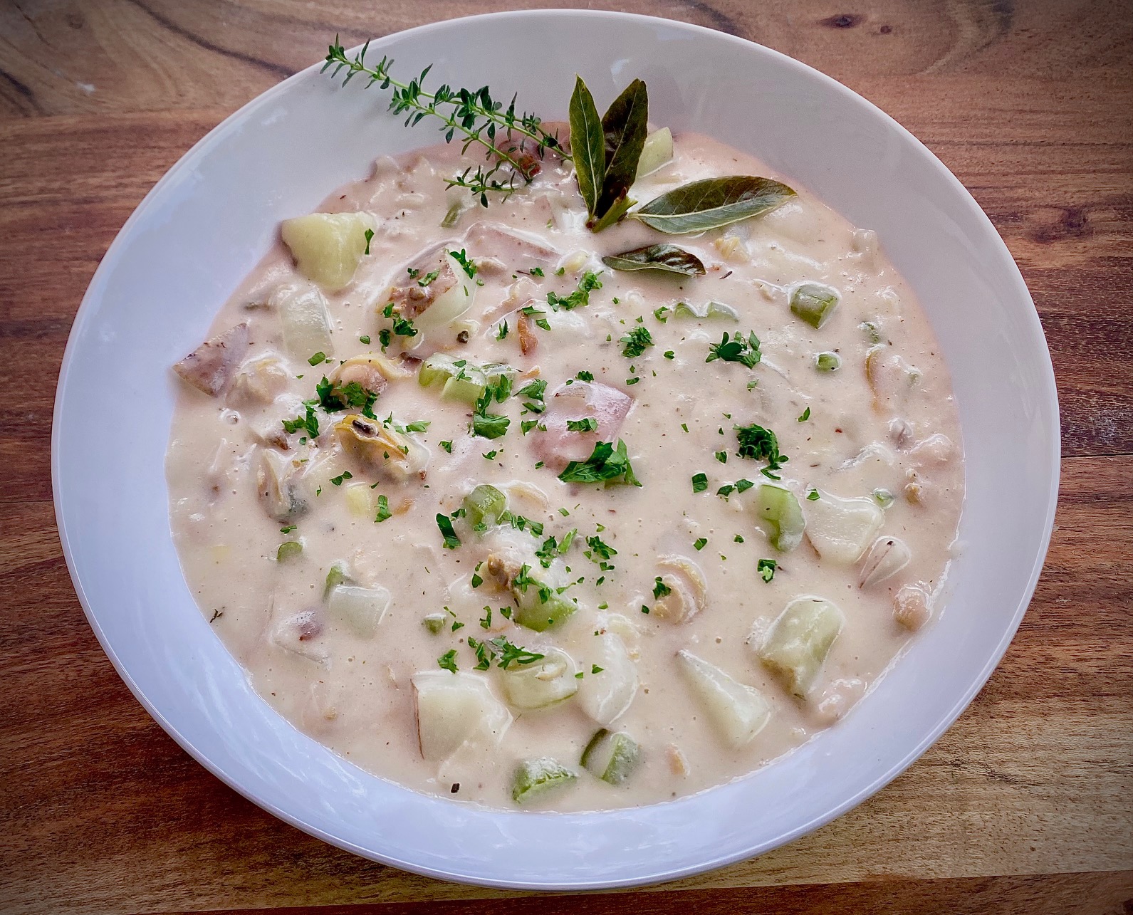 New England clam chowder – Freshtastebud